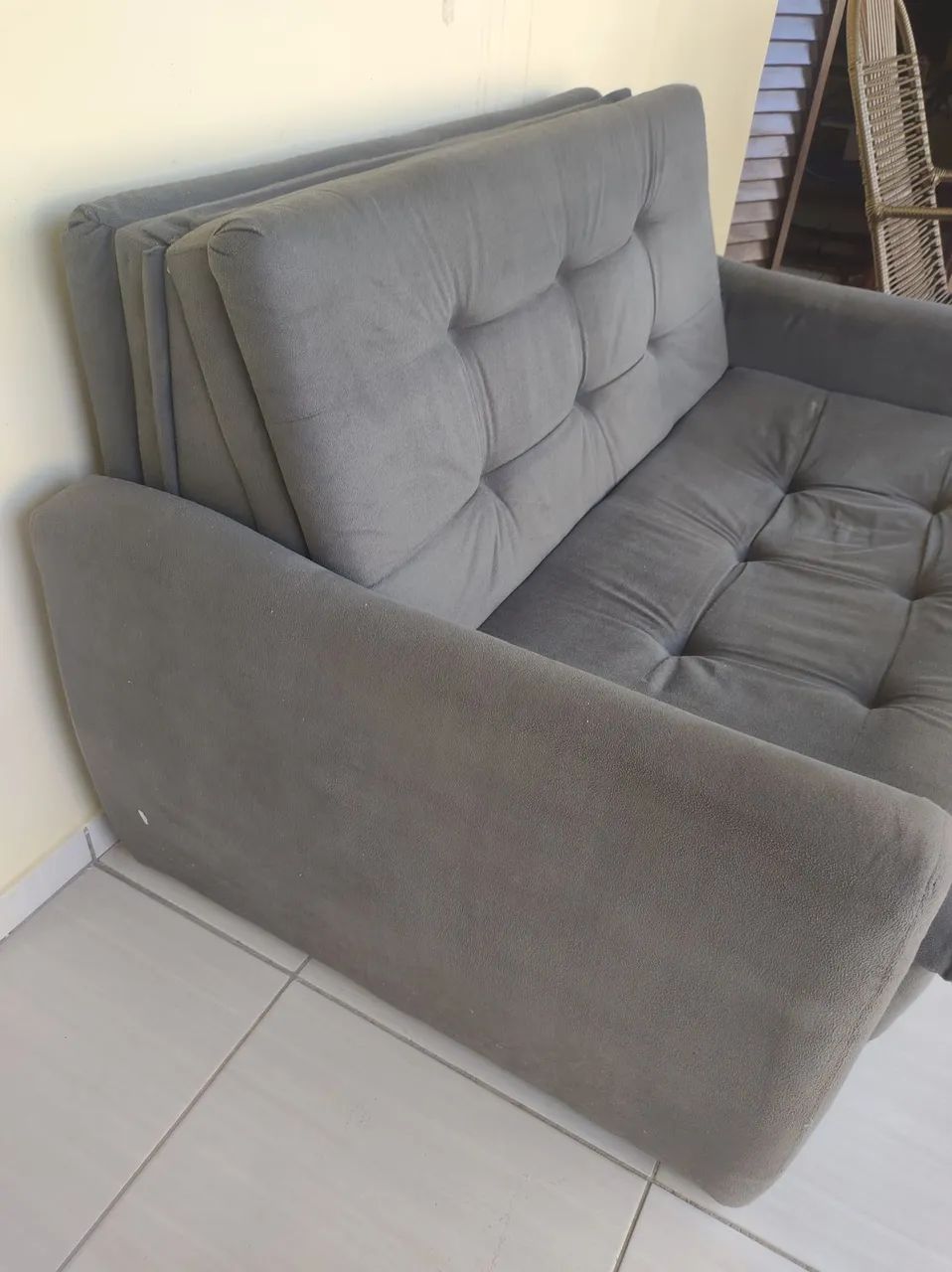 Sofá cama bem conservado para vender  - Foto 3