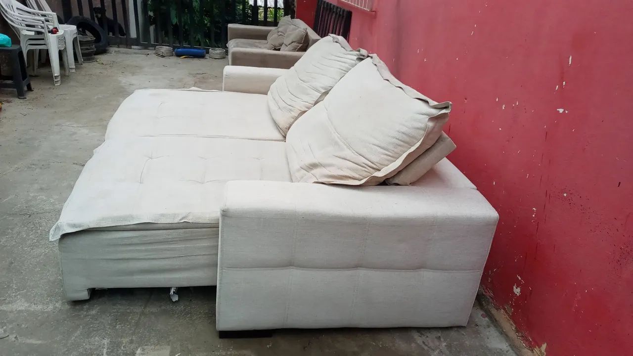 Sofá retrátil grande , entrega grátis - Foto 2