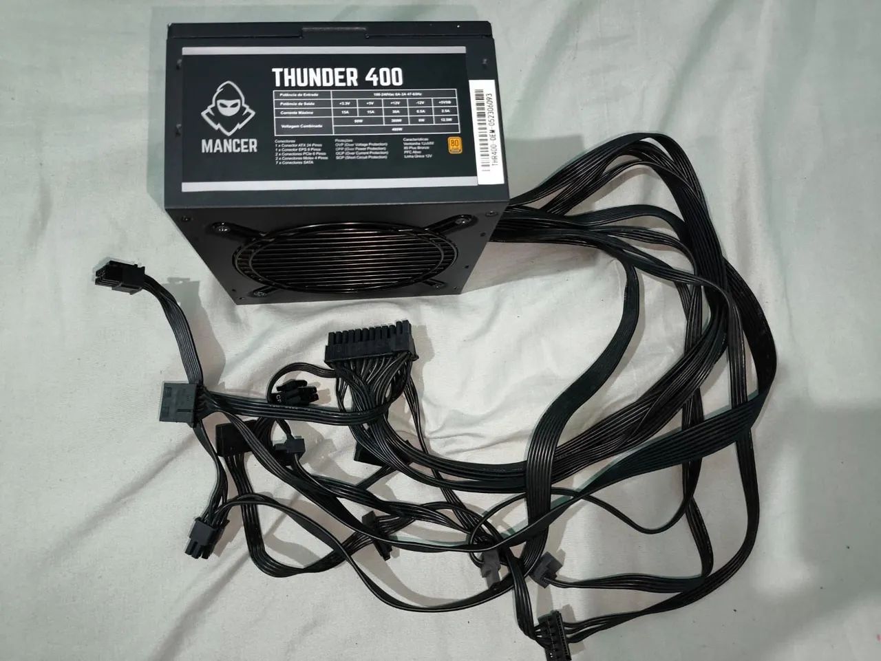 Fonte Mancer 400W 80 Plus Bronze - Foto 2