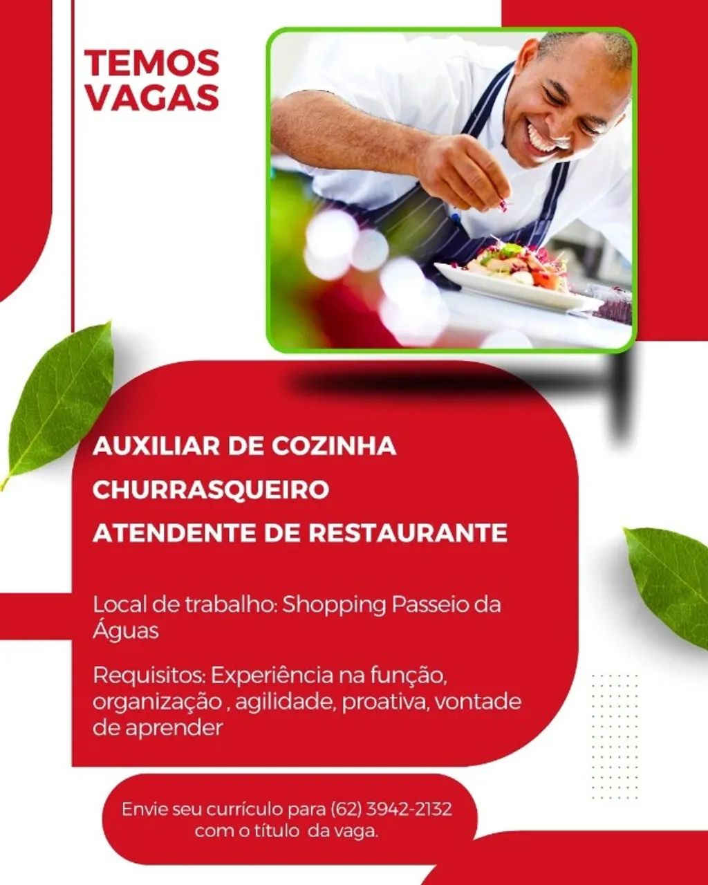 VAGA DE EMPREGO