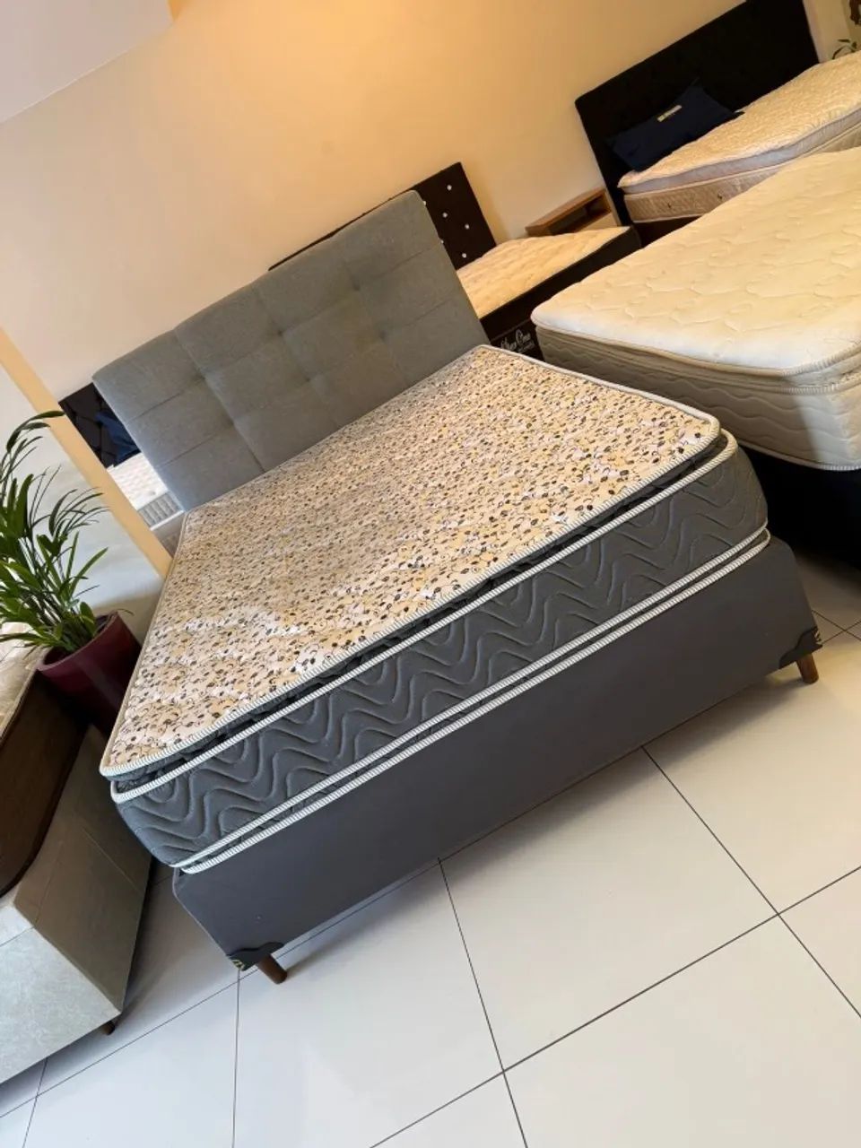 Cama de Casal completa Com Cabeceira - Entrego! 