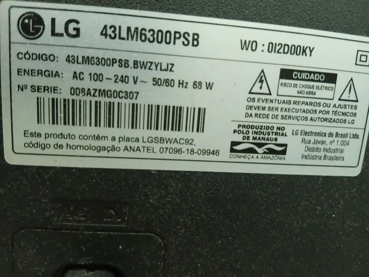 Tv Lg smart 43 polegadas - Foto 2