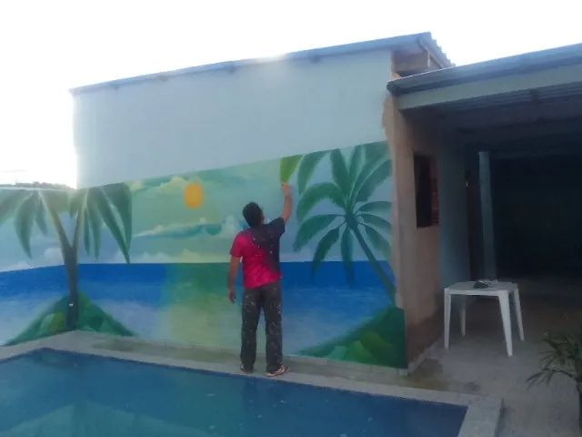 Pintura em casas  comerciais  e  residenciais  - Foto 4