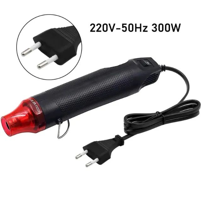 Mini Pistola de Ar Quente 300w com Kit espaguete retrátil - 220v - Foto 2