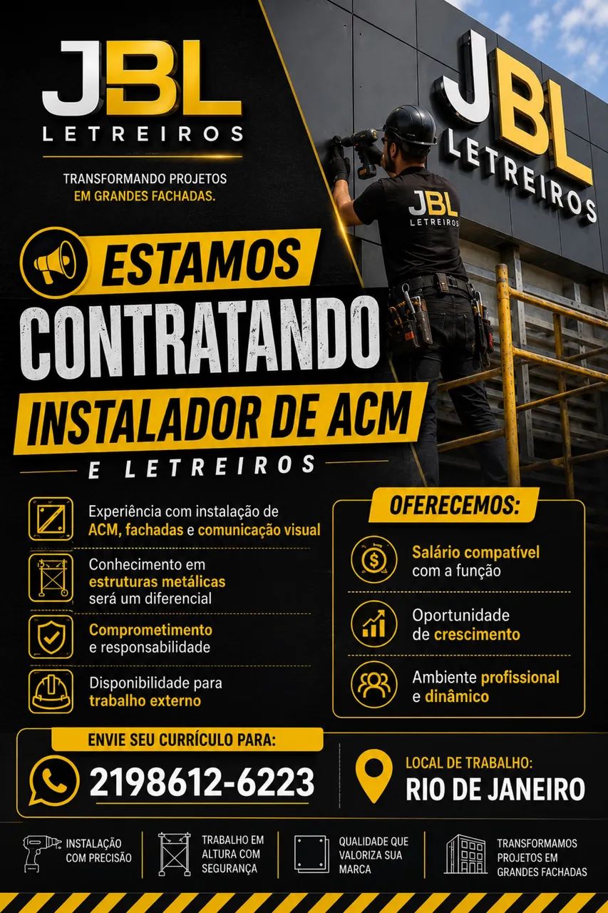 Vaga para profissional em Acm 