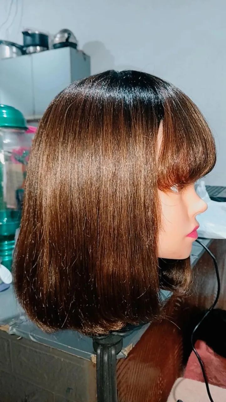 Peruca similar a cabelo humano  - Foto 4