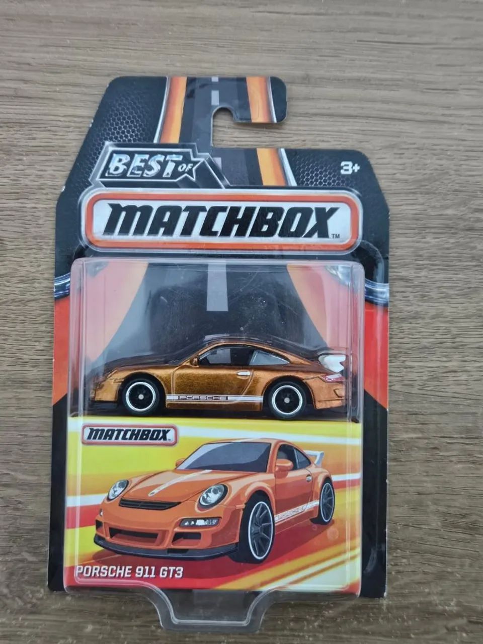 Matchbox Porsche 911 GT3 Dourada - Raridade