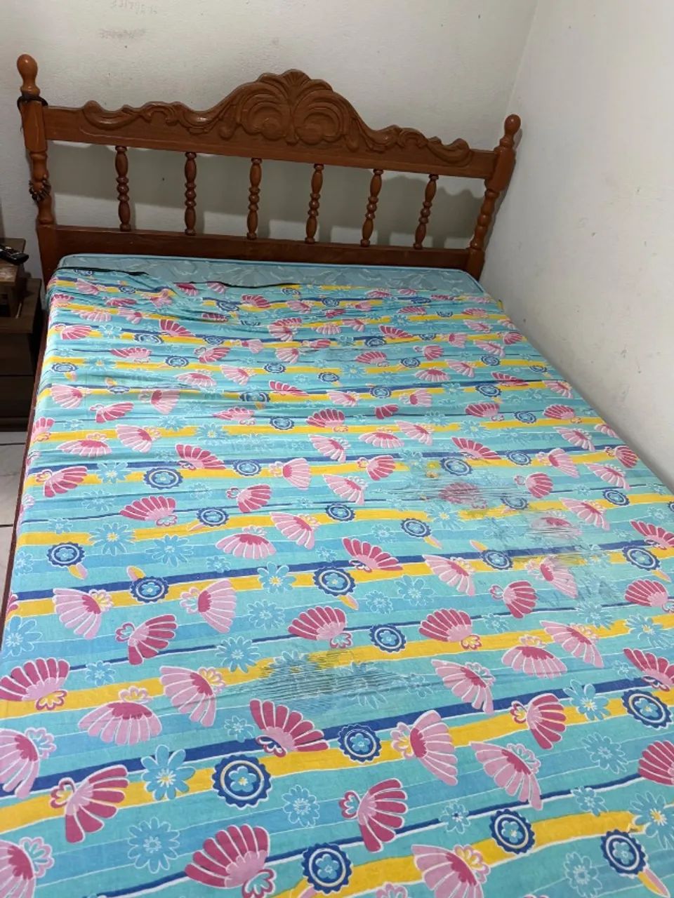 Cama de casal e colchão  - Foto 4