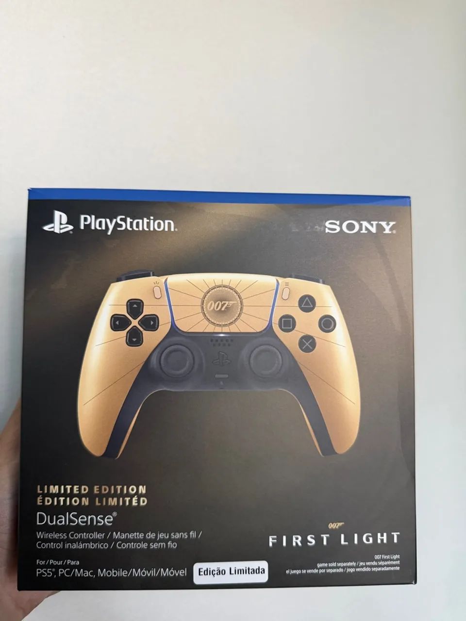 Controle DualSense PS5 - Edição Limitada 007 First Light