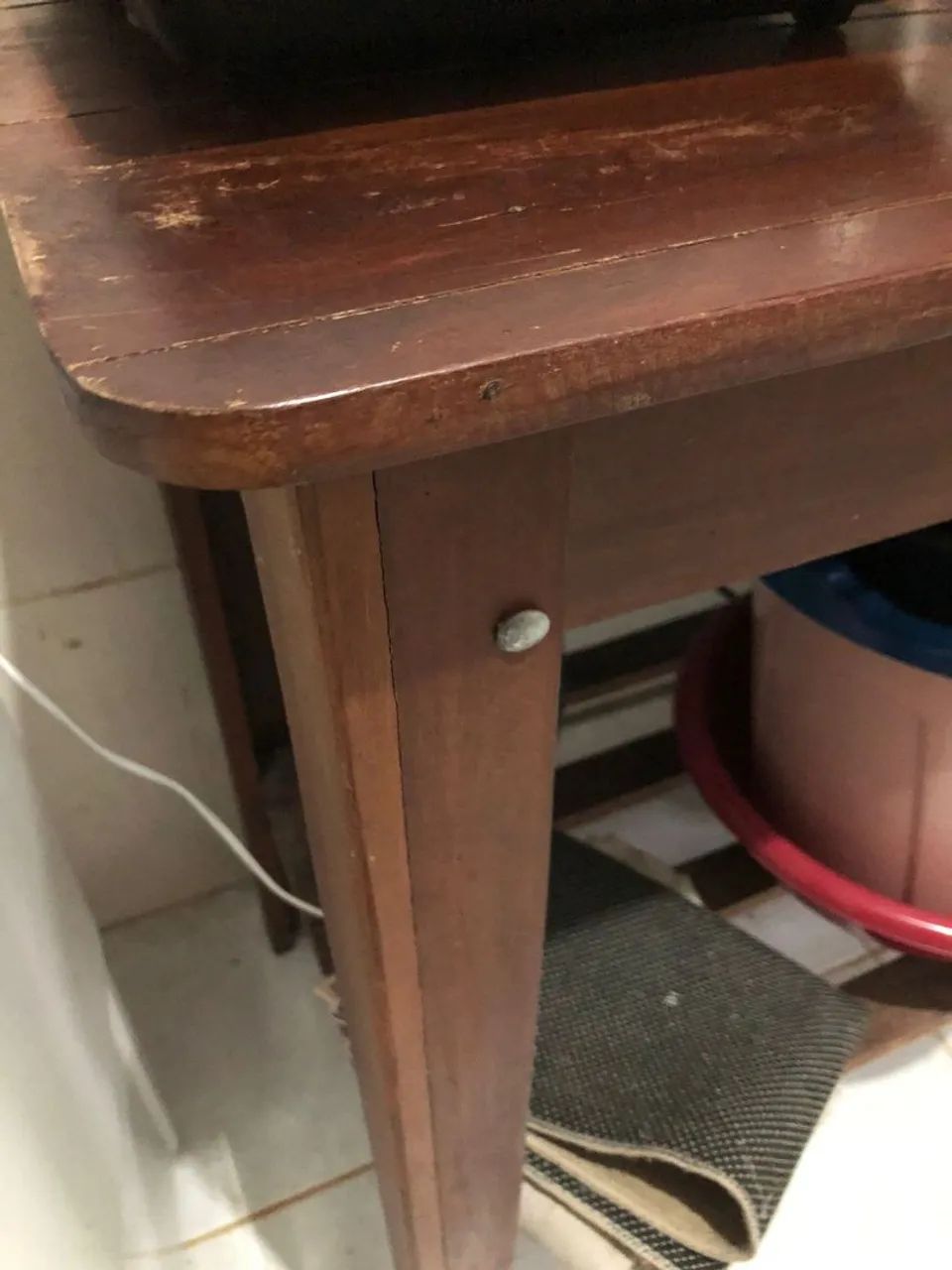 Mesa retangular multiuso madeira 