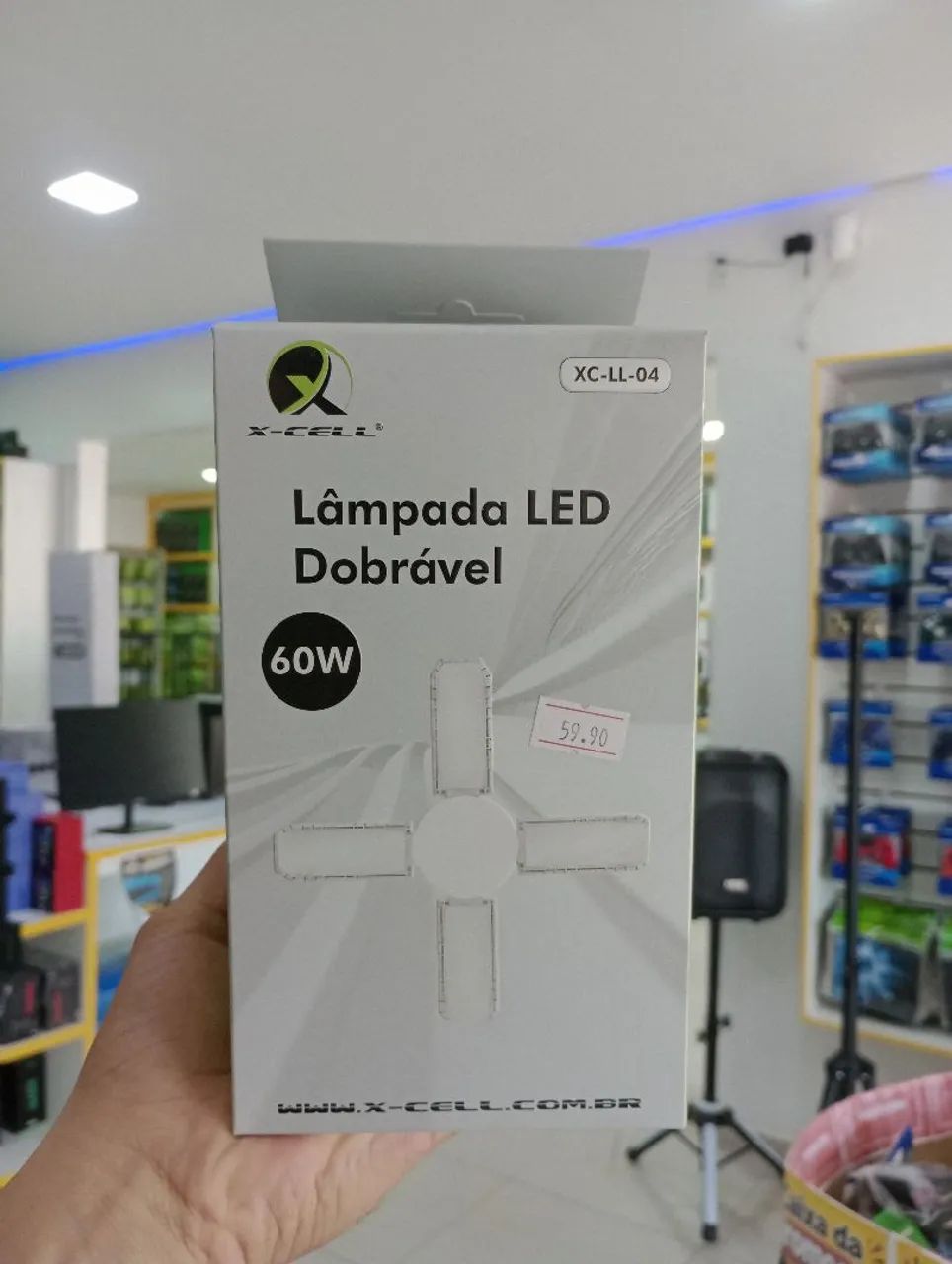 Lâmpada led Dobrável 
