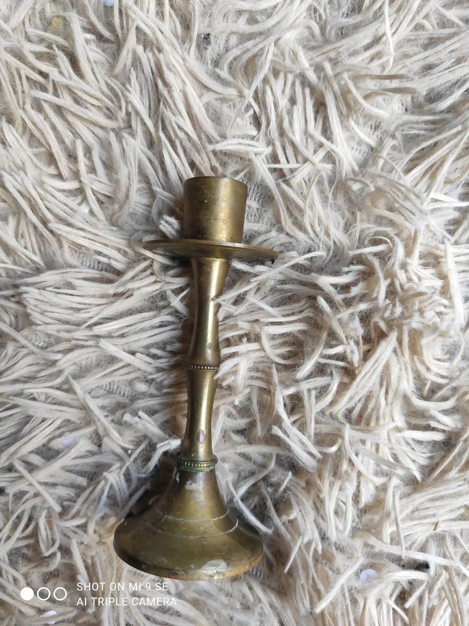 Castiçal de latão  - Foto 2