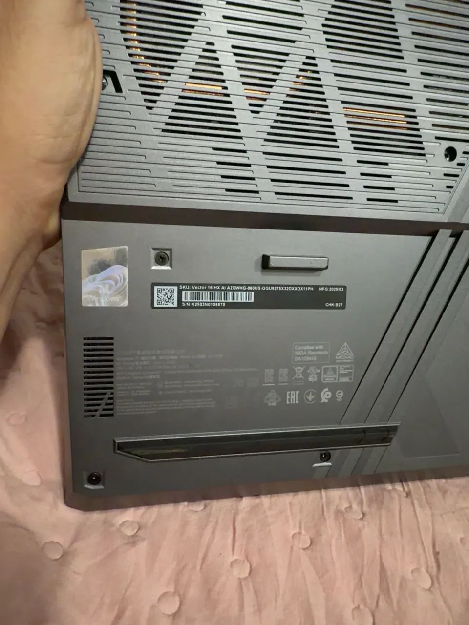 Notbook gamer e profissional MSI vector  - Foto 3