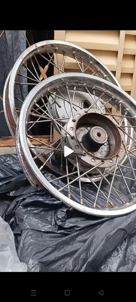  roda montada de biz 125