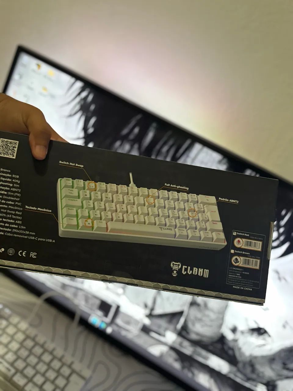 Teclado mecânico 60% Snow Walker v2 - Foto 2