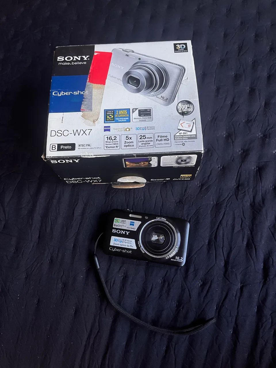 SONY DSC-WX7です。 Câmera Digital Sony Dsc-wx7 - Capture Momentos Incríveis