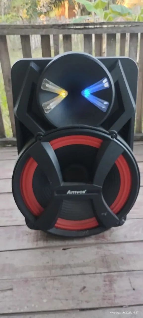 caixa de som amvox dezoitao 1100w  Rms - Foto 3