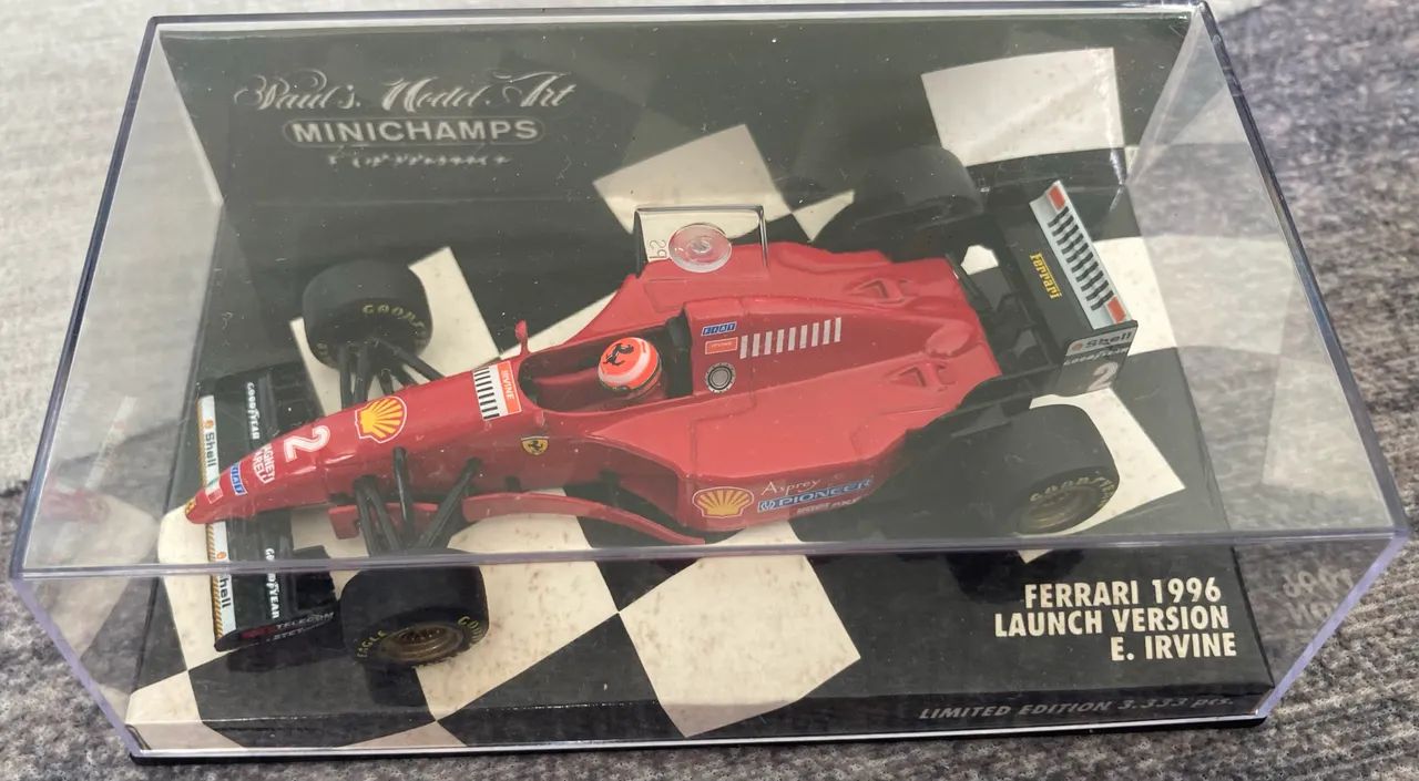 Ferrari Minichamps 1:43 E. Irvine 1996 - Edição Limitada