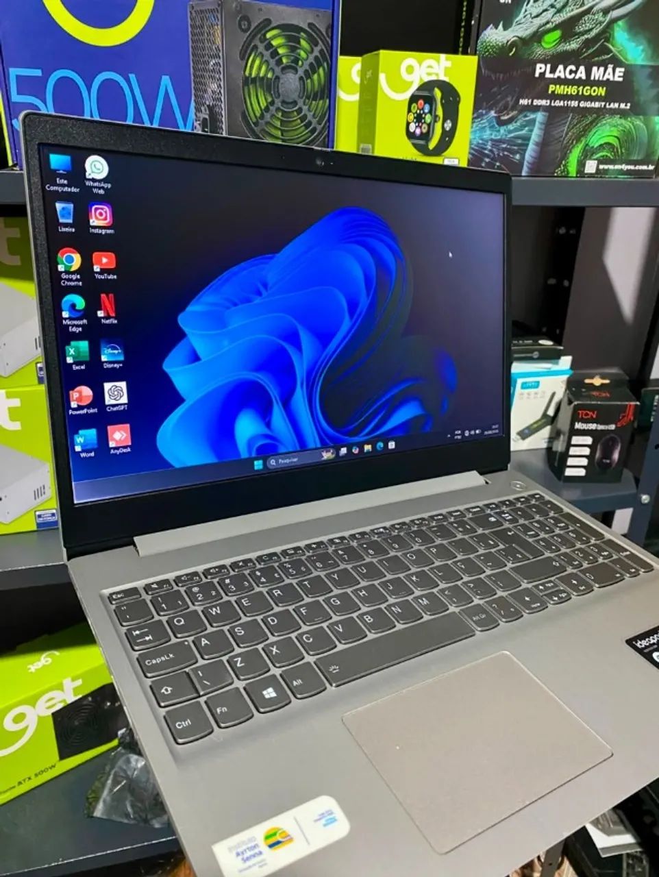 Notebook Intel Core i3 4GB RAM SSD 240GB Windows 11 Belém Ananindeua - Foto 3