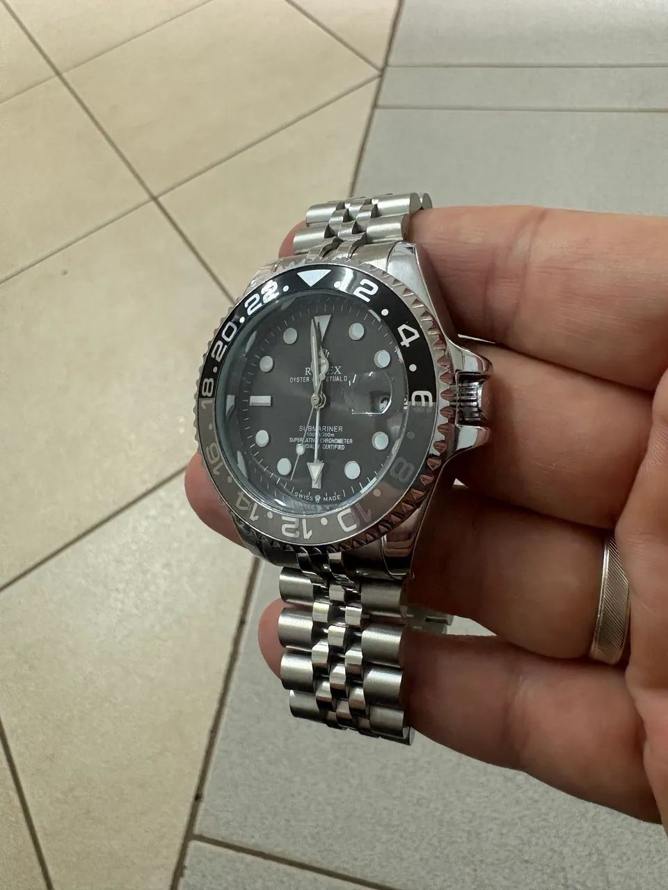 RELÓGIO ROLEX GMT MASTER II BATMAN BRUCE WAYNE