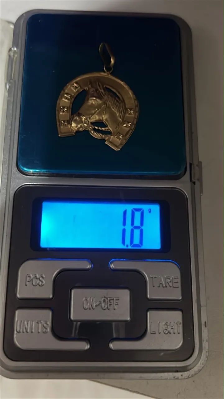 Corrente e pingente OURO 18 k - Foto 2