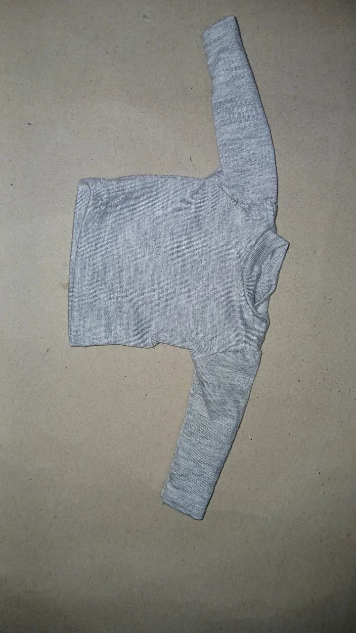 Falcon Camiseta manga longa cinza 