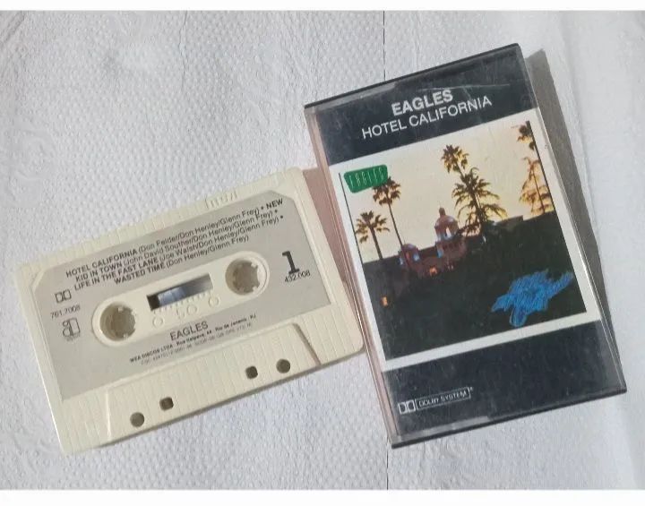 Fita K7 Cassete Eagles 1976 Hotel California/ Original/ Usada