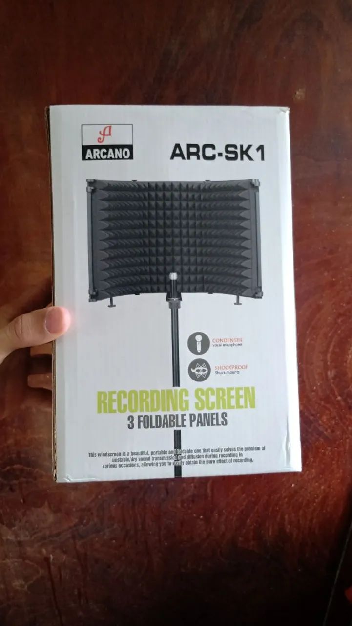 ARC-SK 1 / Boya BY M800 / Cabo XRL / Espuma acústica - Foto 4
