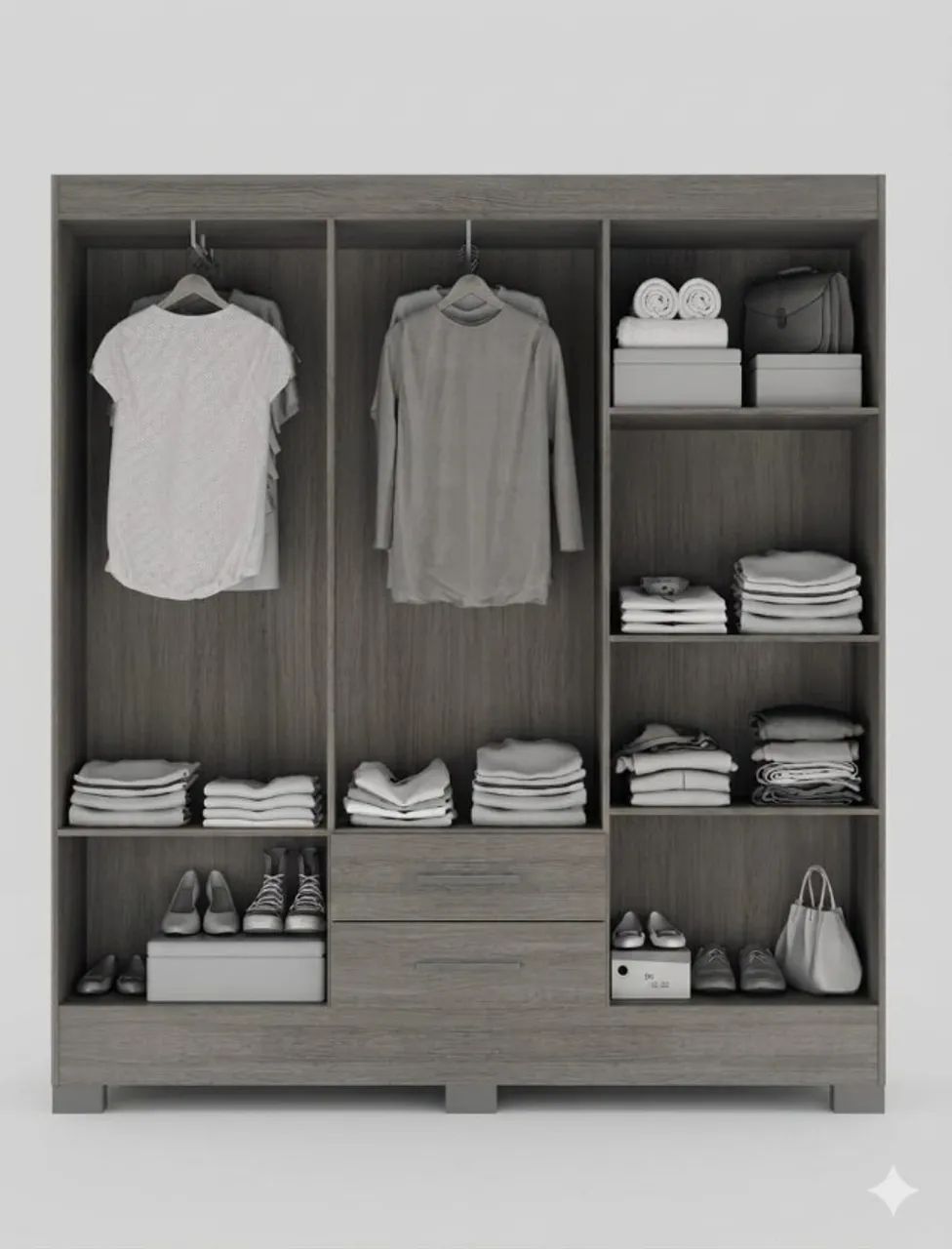 Guarda roupa casal com 6 portas  - Foto 2