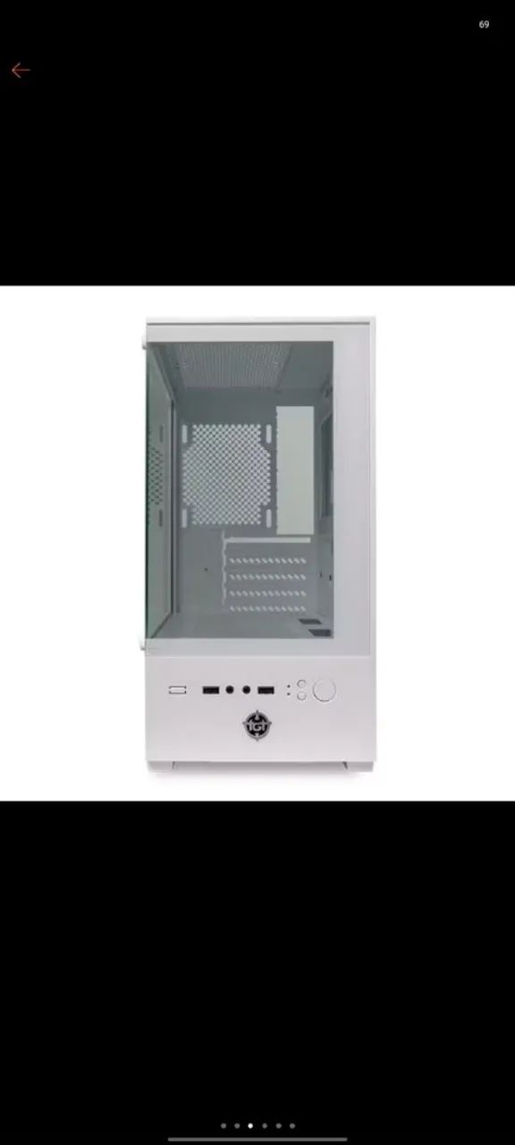 Gabinete Branco com lateral em vidro - Foto 4