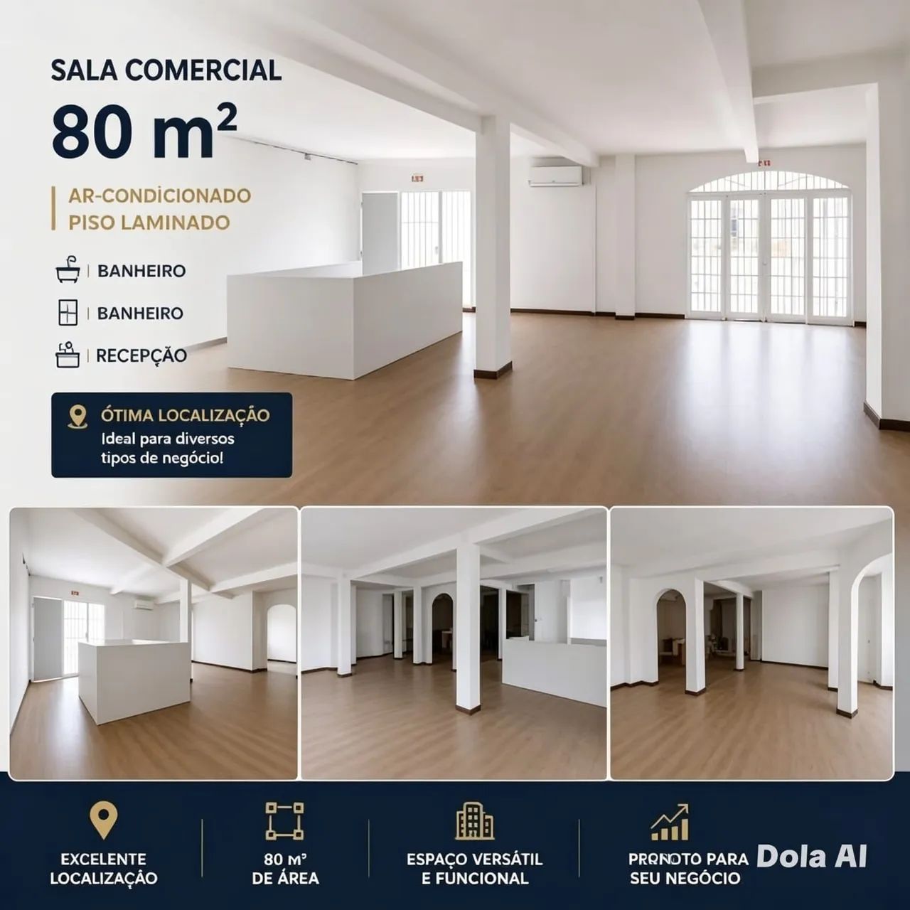 Sala comercial em Areias