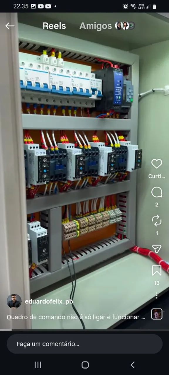 Quadro Comandos Elétrico Eletrônicos 
