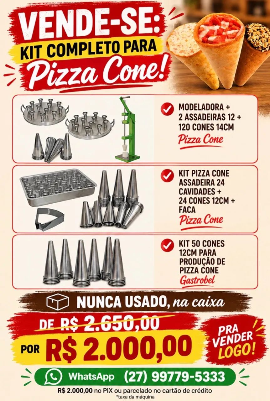Máquina de Pizza Cone