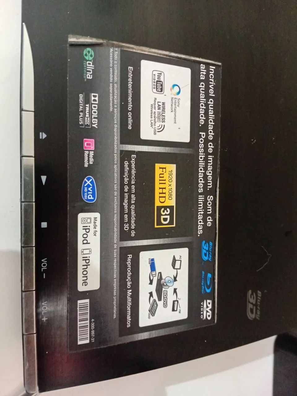 APARELHO BLU RAY SONY - Foto 3