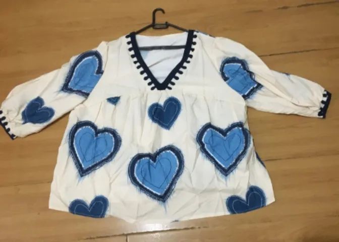 Bata blusa plus size 4xl nova - Foto 3