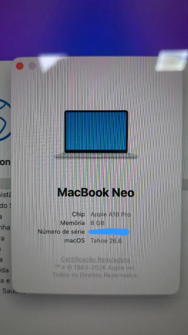 Macbook Neo prateado - Foto 2