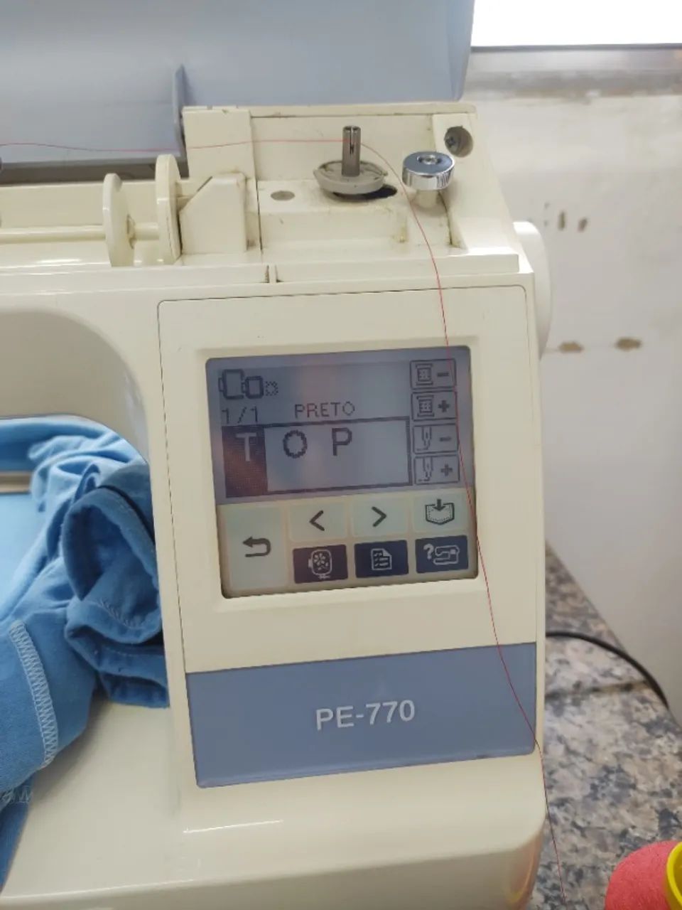 Máquina de Bordar Eletrônica Brother PE-770 Completa - Foto 3