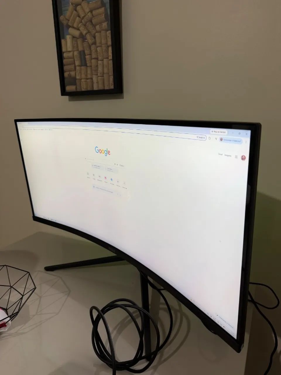 Monitor Gamer Curvo 34 Polegadas Ultrawide Led 165hz 1ms Hdmi Dp - Foto 2