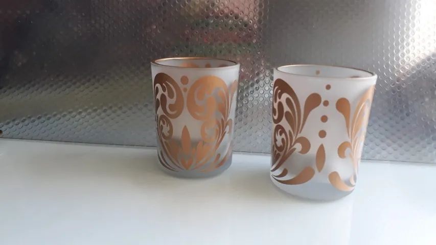Porta -velas de vidro - Foto 3
