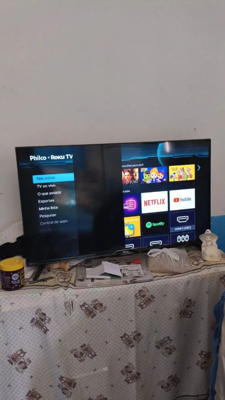 Vendo TV com defeito Phillips Roku