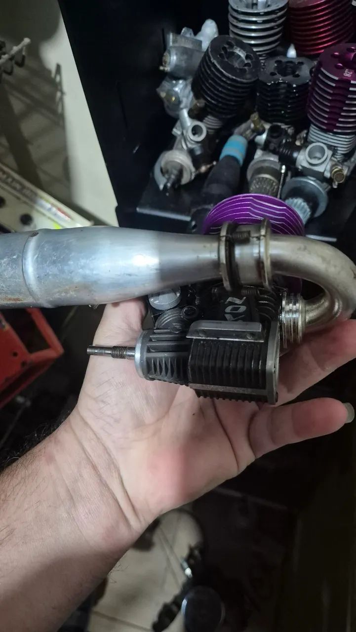 Rc Automodelo Motor Nova Rossi .21 Excelente compressão  - Foto 3