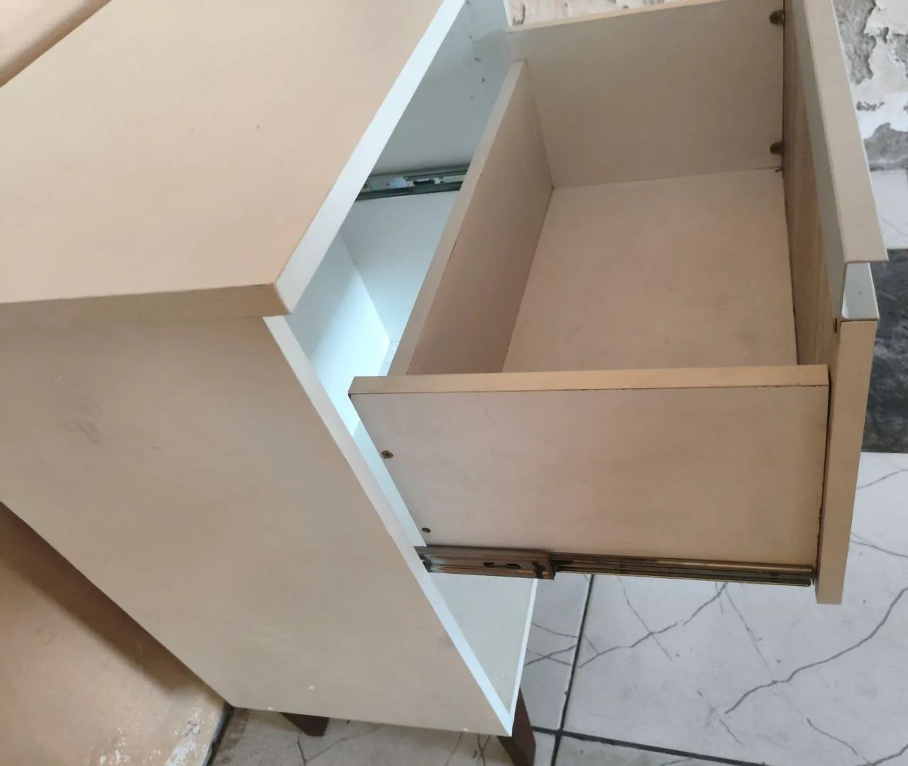 Escrivaninha rack branca