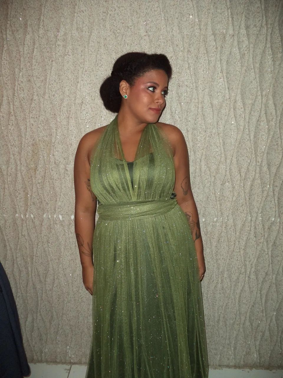 Vestido de madrinha Verde Oliva - Foto 2