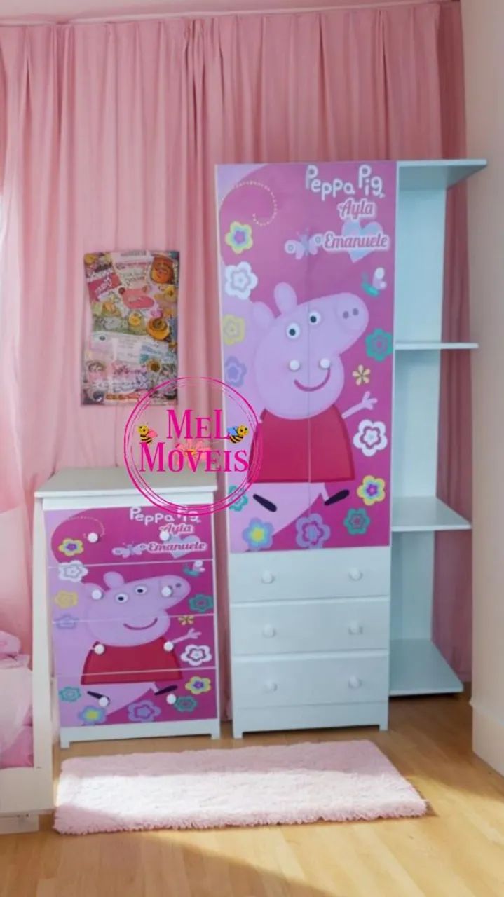 Kit infantil personalizado completo com 3 prateleiras de brinde  - Foto 6