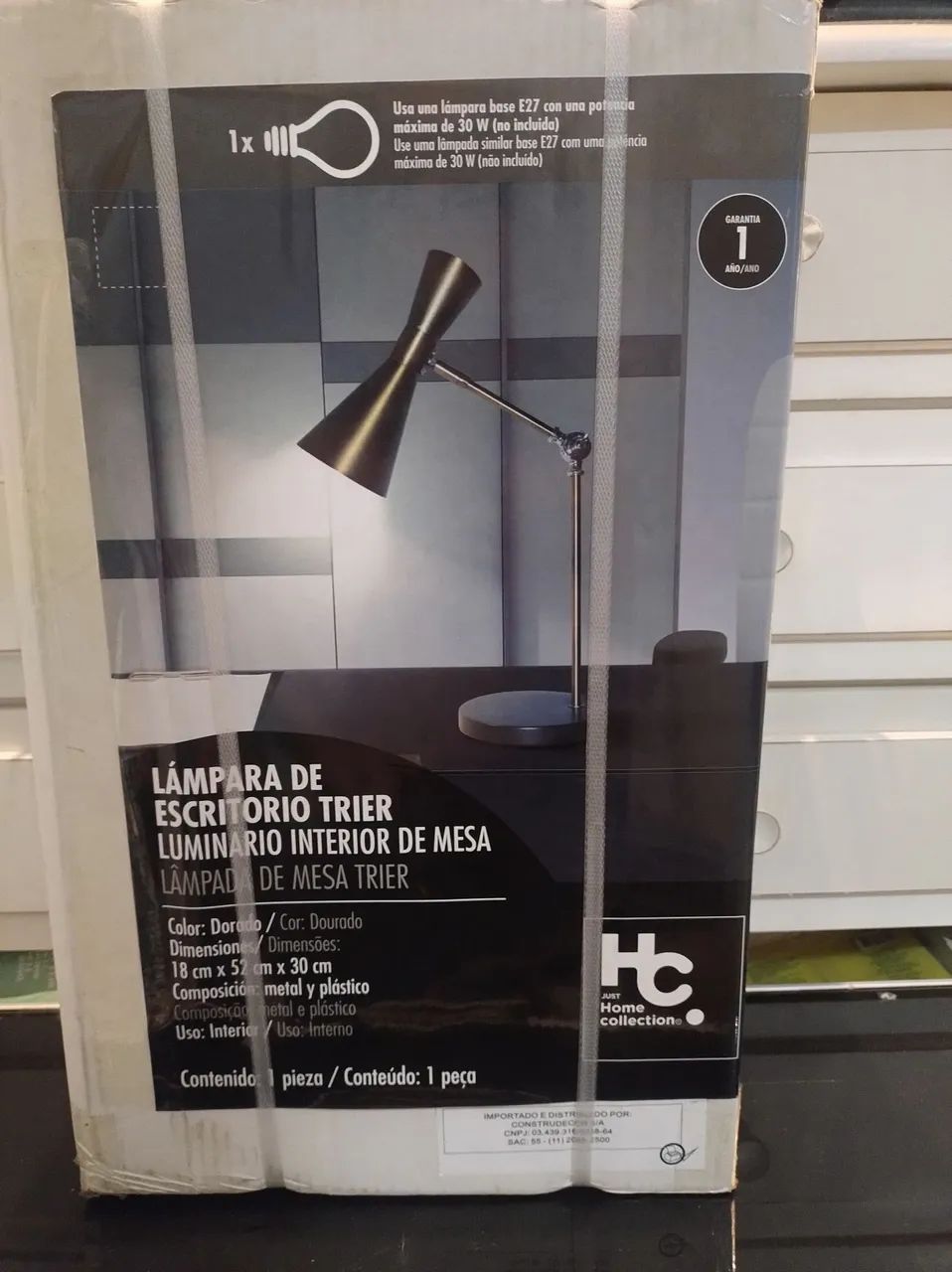 Luminária de escritório 