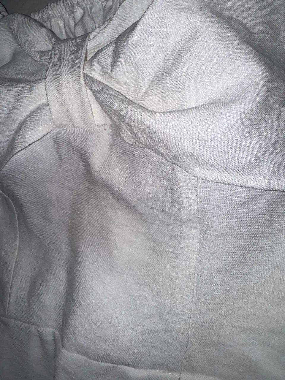 Vestido branco midi ombro a ombro roupa feminina  - Foto 5