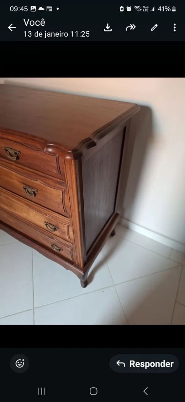 Oportunidade! Guarda-roupa e cômoda Chipandelle em madeira - Foto 5
