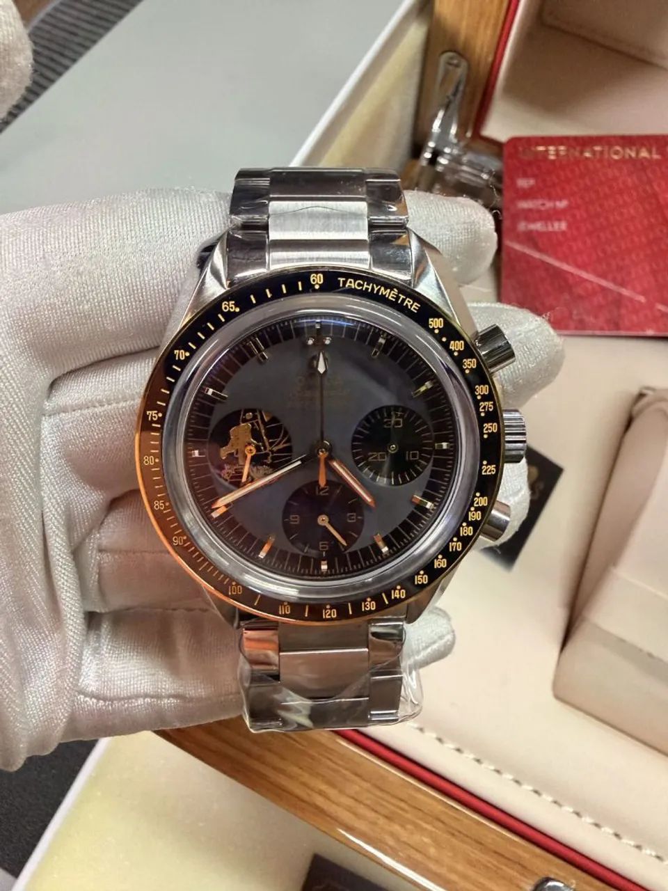 Relógio Estilo Omega Speedmaster Apollo 11 50th Anniversary Limited Edition - Foto 2
