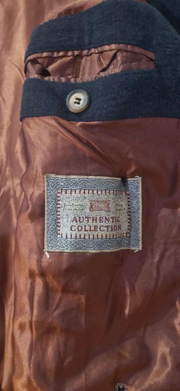 Sobretudo de lã e cashmere masculino - Foto 3