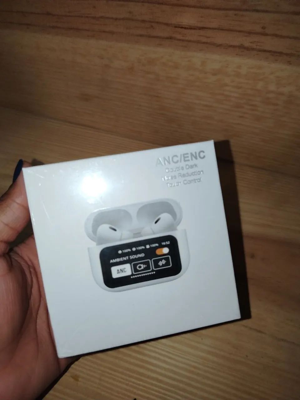 ? Fone Bluetooth com tela ANC/ENC Premium - Foto 2